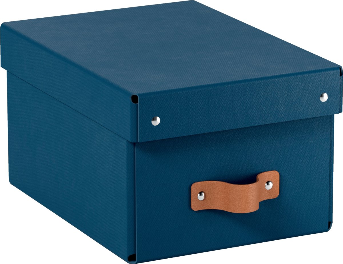 Leitz Puro Box med lock | S | Blå | 2 st.