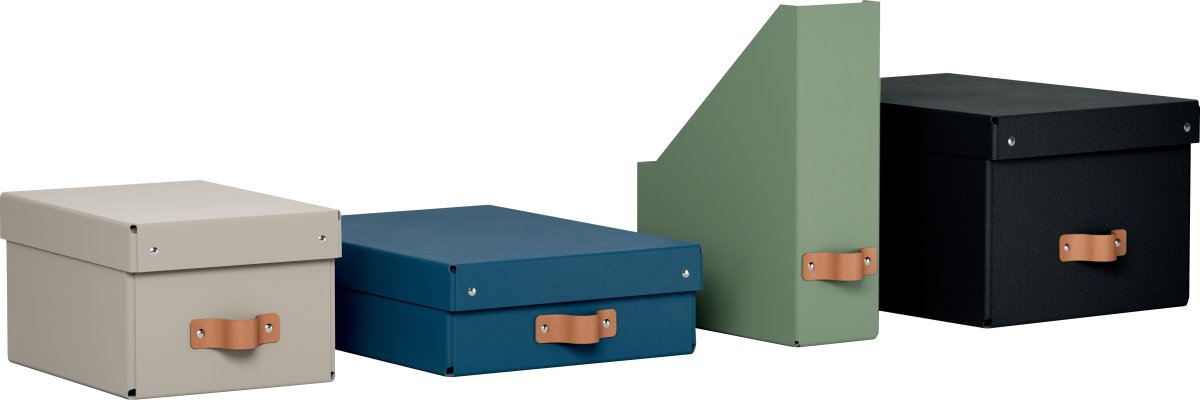 Leitz Puro Box med lock | S | Blå | 2 st.