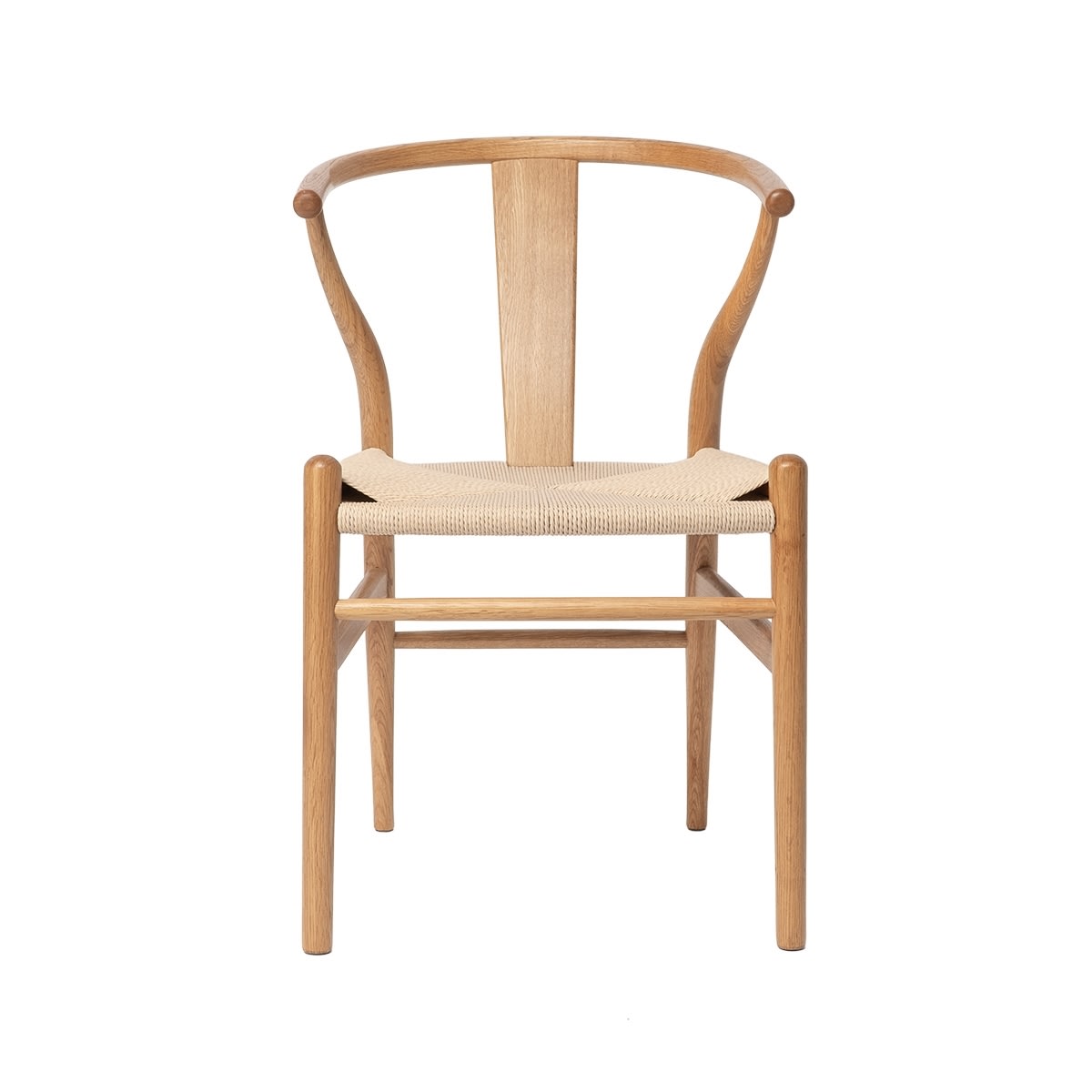 NordicLine kantinstol, ek/flätat säte