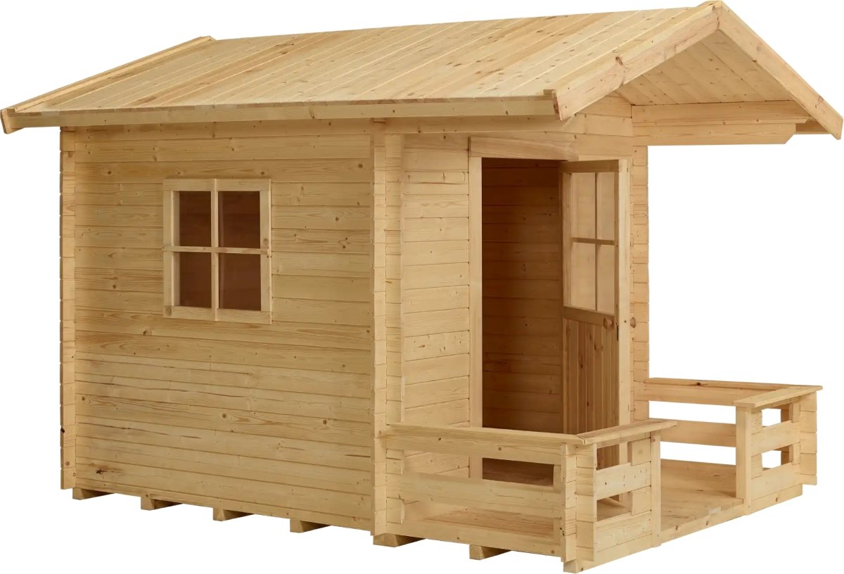 Plus Lekstuga m. terrass inkl. takpapp, 182x161 cm