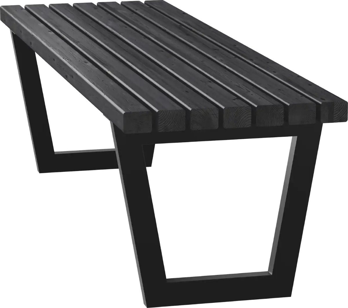 Plus Siesta Living Loungebord/bänk, 150 cm, svart