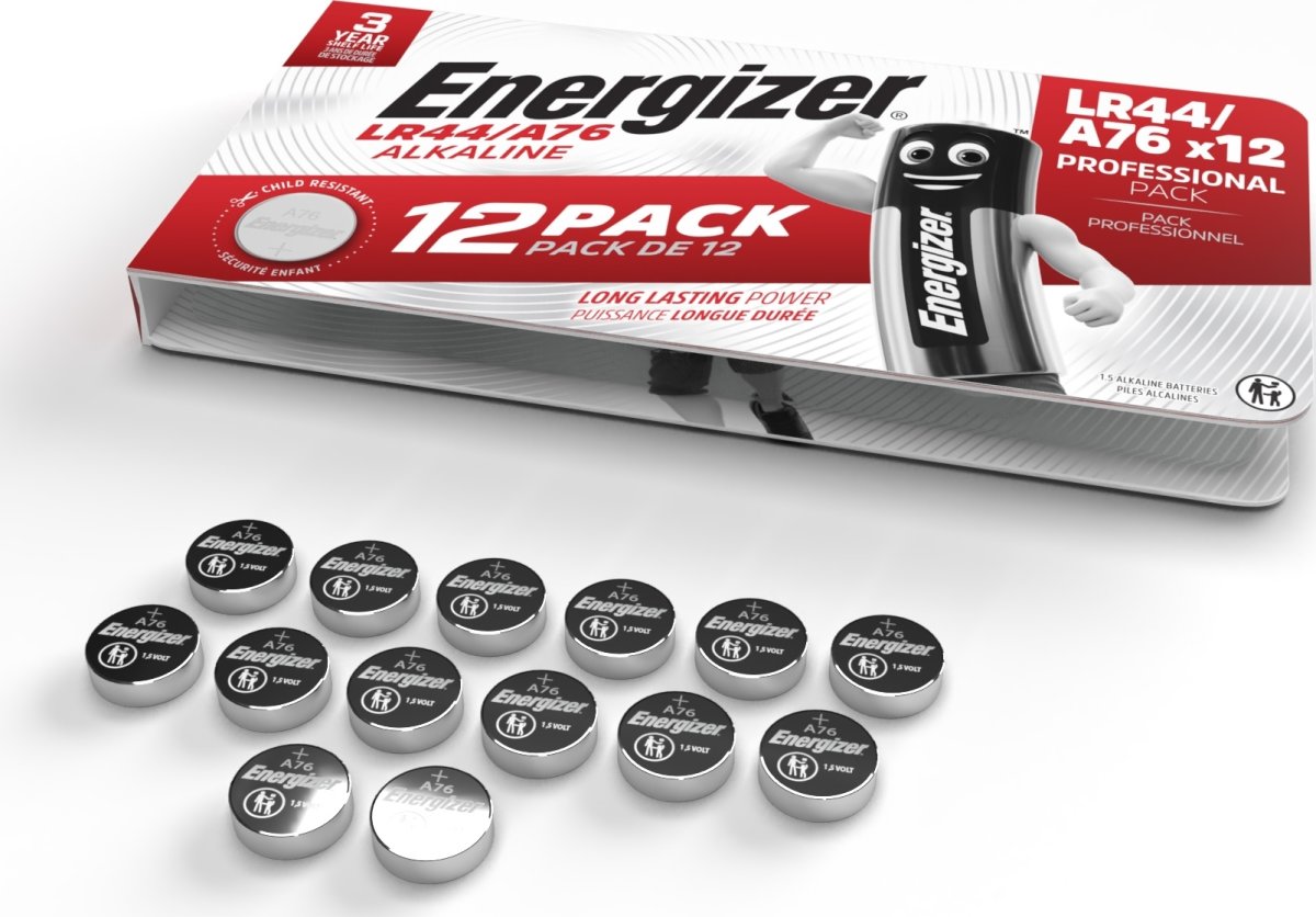 Energizer Alkaline LR44 batteri, 12 st.