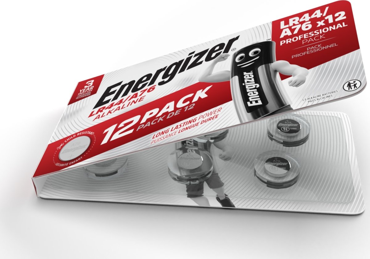 Energizer Alkaline LR44 batteri, 12 st.