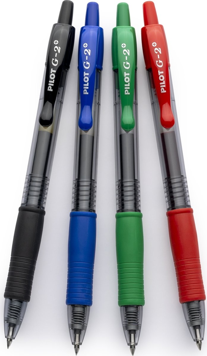 Pilot G-2 Plus gelpenna, 0,5 mm, röd