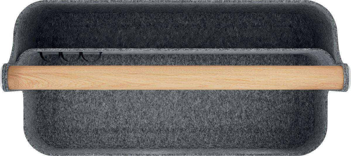 Leitz Skrivbordsorganisatör | Bärbar | Grå filt