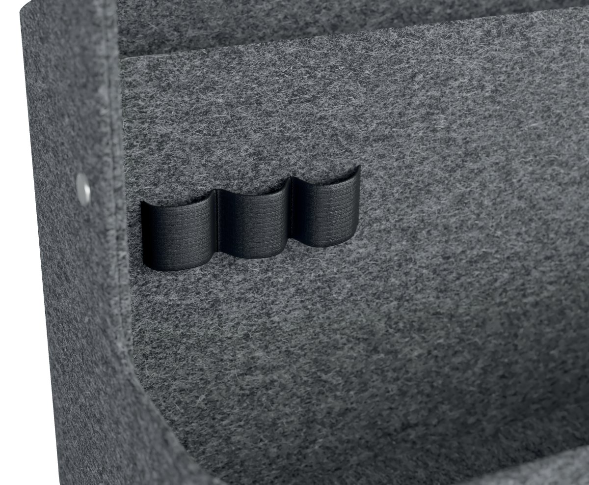 Leitz Skrivbordsorganisatör | Bärbar | Grå filt