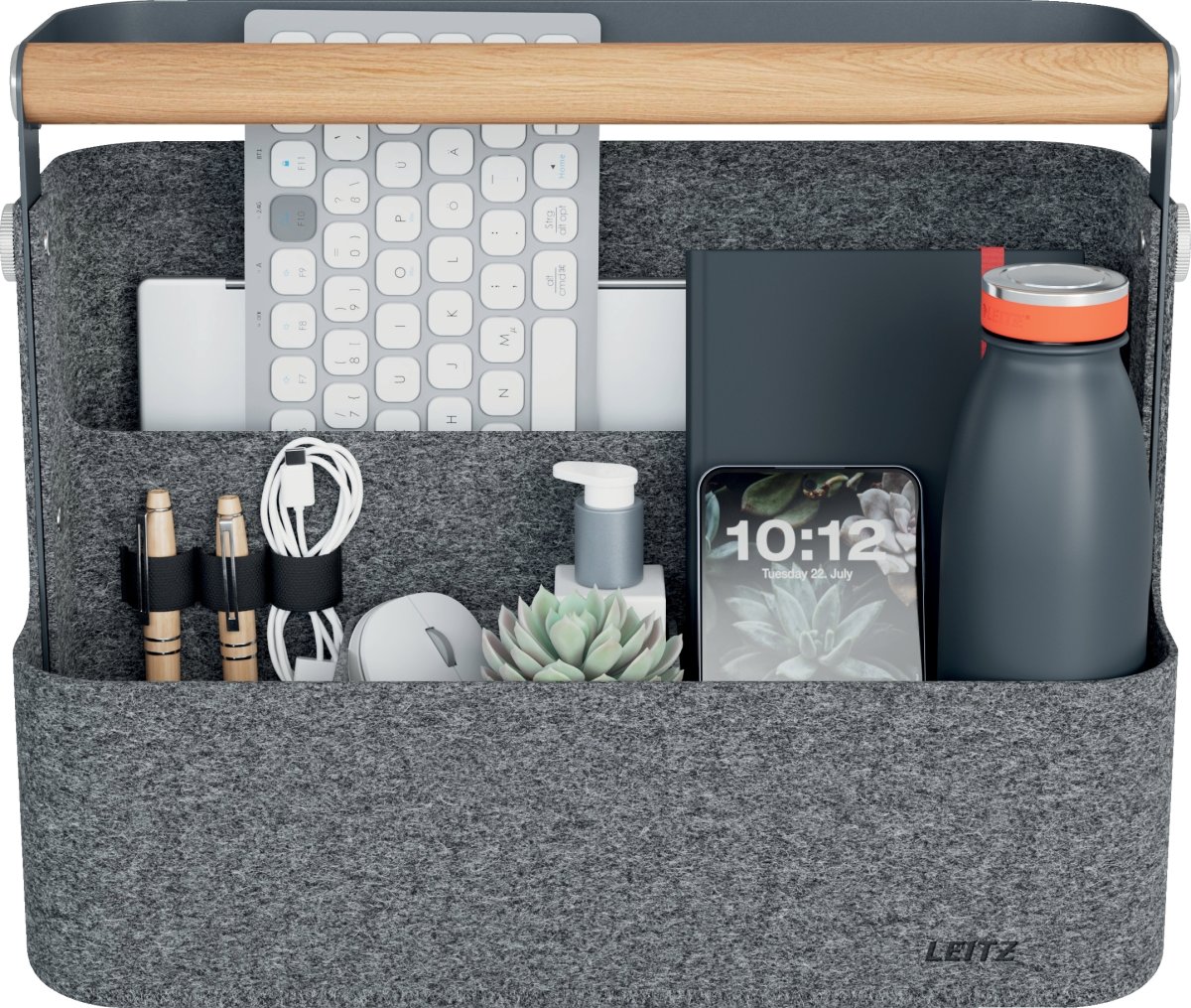 Leitz Skrivbordsorganisering | Häng. | Grå filt