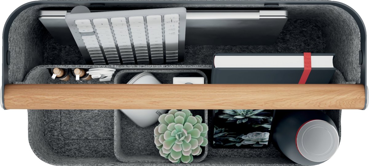 Leitz Skrivbordsorganisering | Häng. | Grå filt