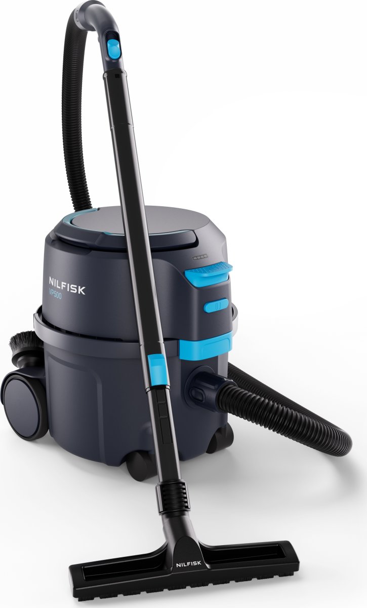 Nilfisk VP500 BP 6 Ah, HEPA, Batteri Svart