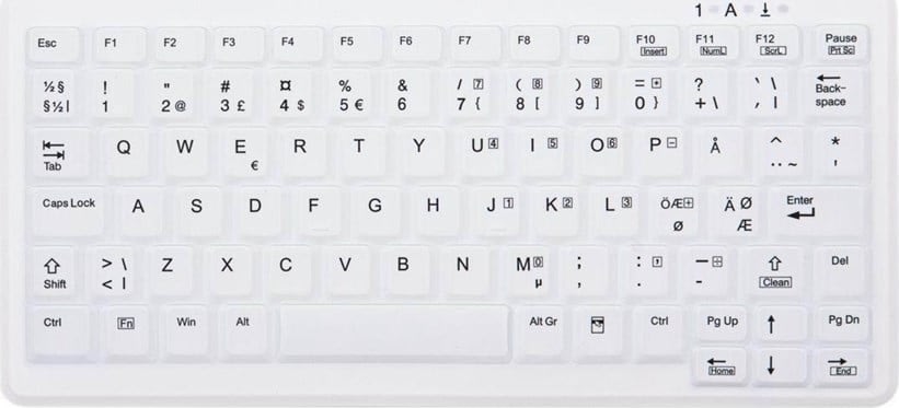 ACTIVE KEY Tangentbordsfodral, Mini, AK-C4110, vit