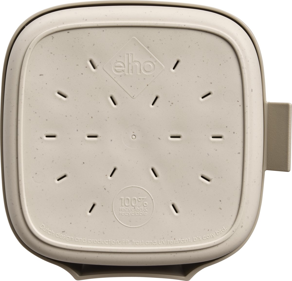 Elho Cosy Fågelhus, 18 cm, mushroombeige