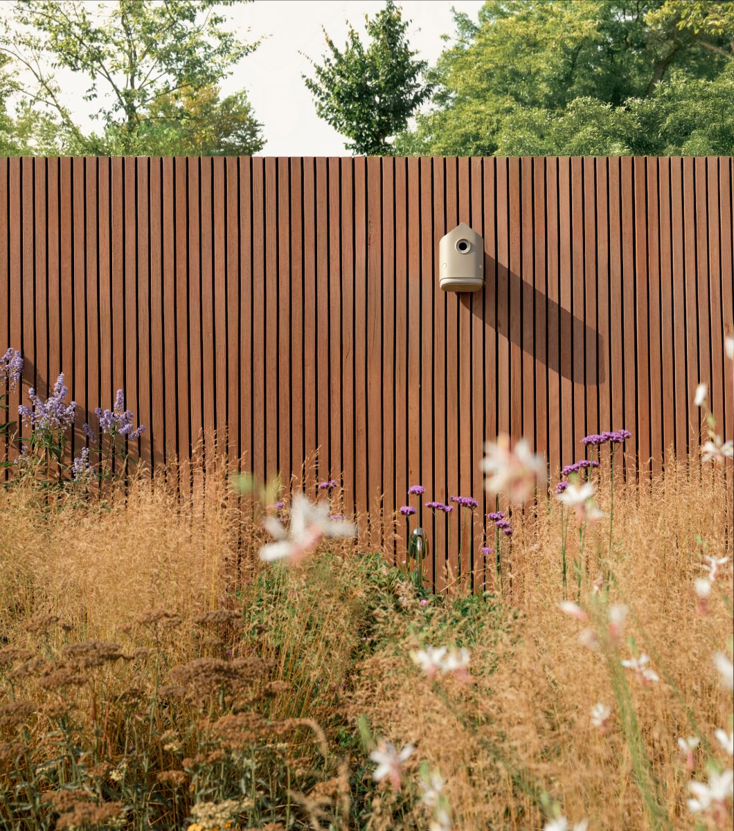 Elho Cosy Fågelhus, 18 cm, mushroombeige