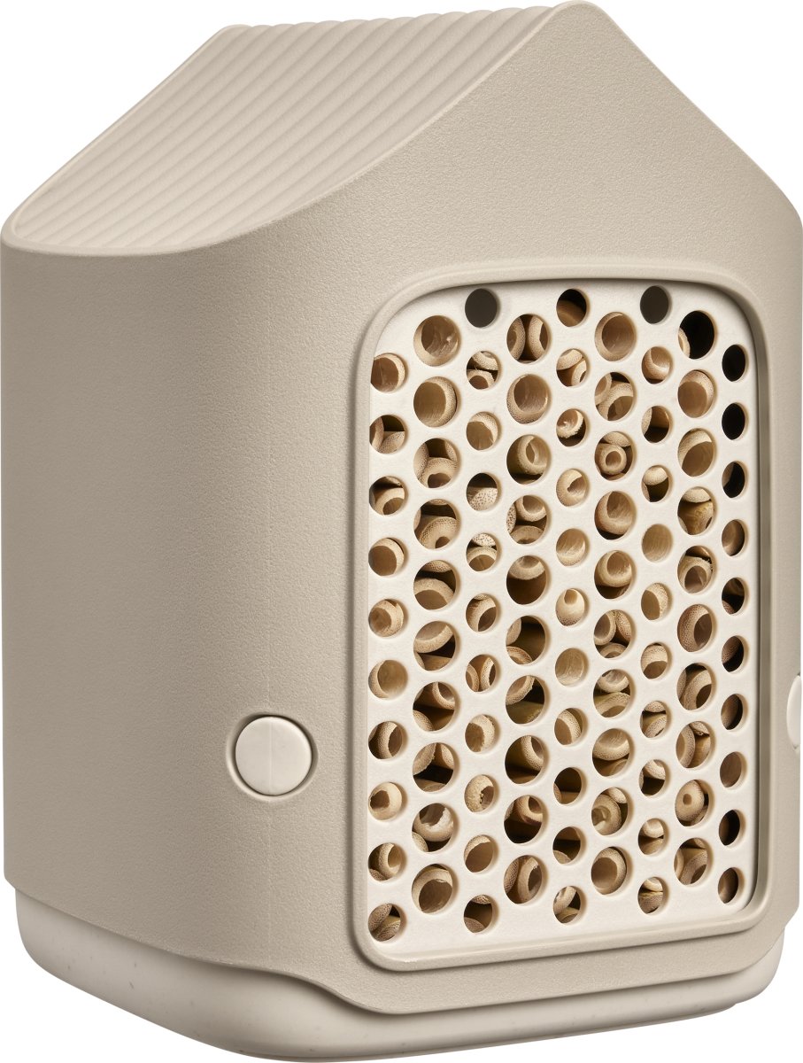 Elho Cosy Insektshotell, 18 cm, mushroom beige