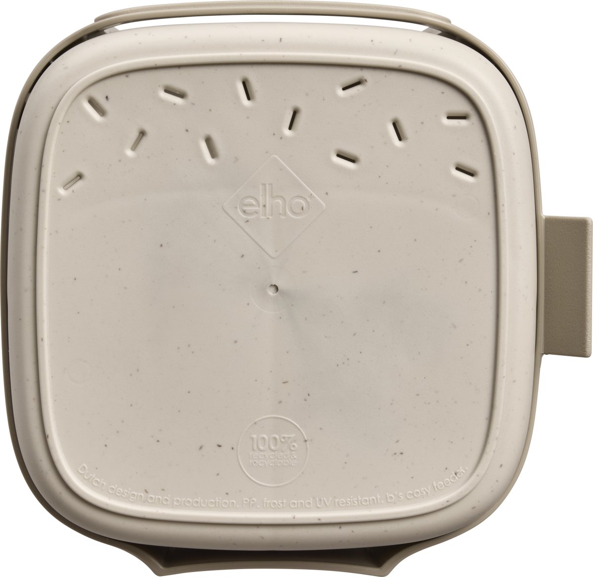 Elho Cosy Fågelmatare, 18 cm, mushroom beige