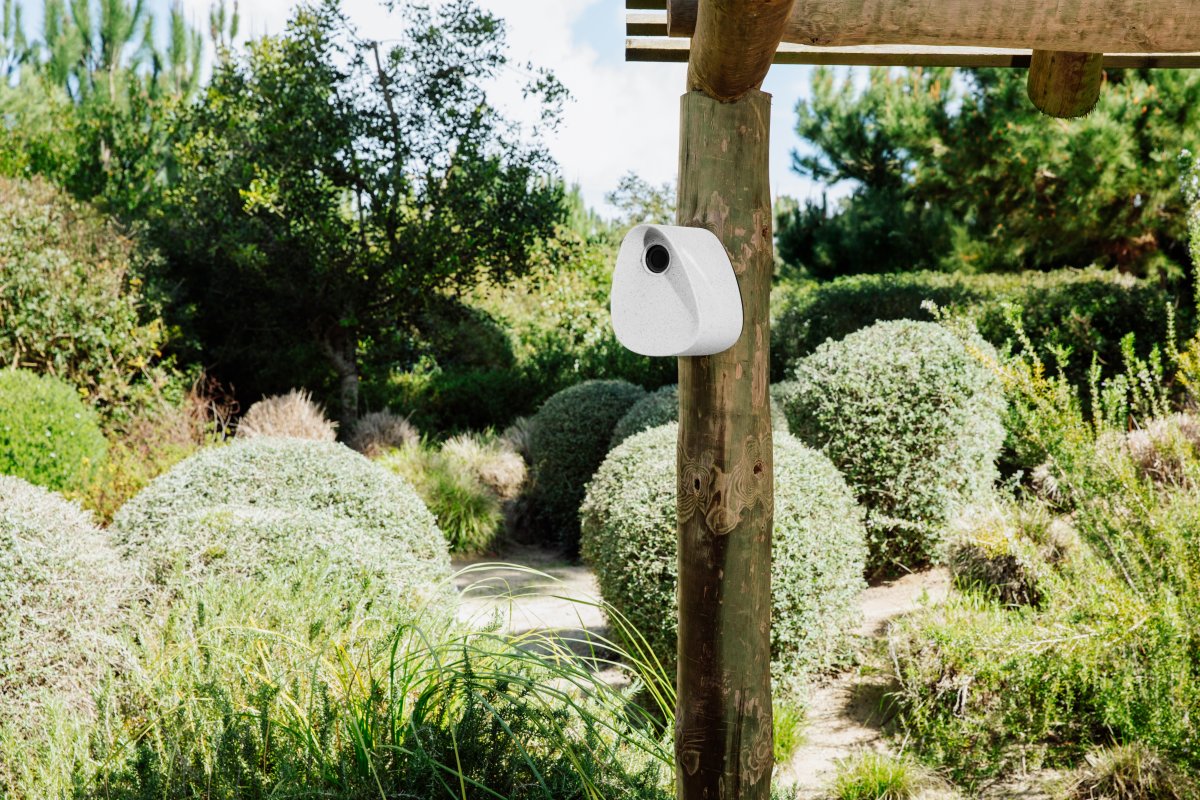 Elho Essential Fågelhus, 18 cm, fibrous grey