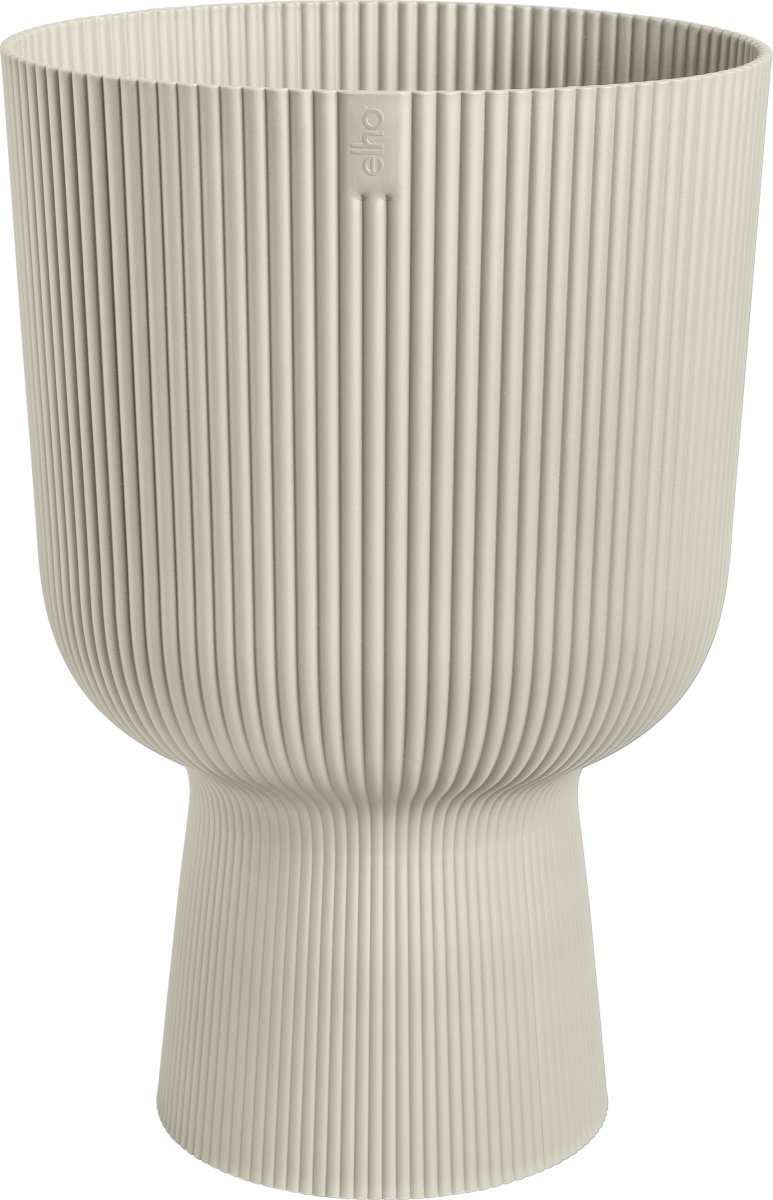 Elho Vibes Coupe Blomkruka, 30cm, linen white