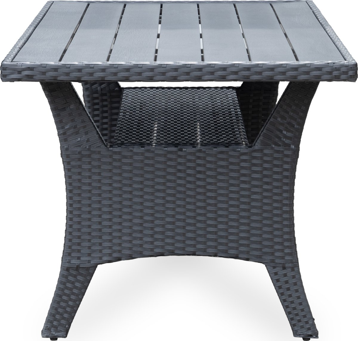 OUTDOOR hörnsoffa/loungeset, svart