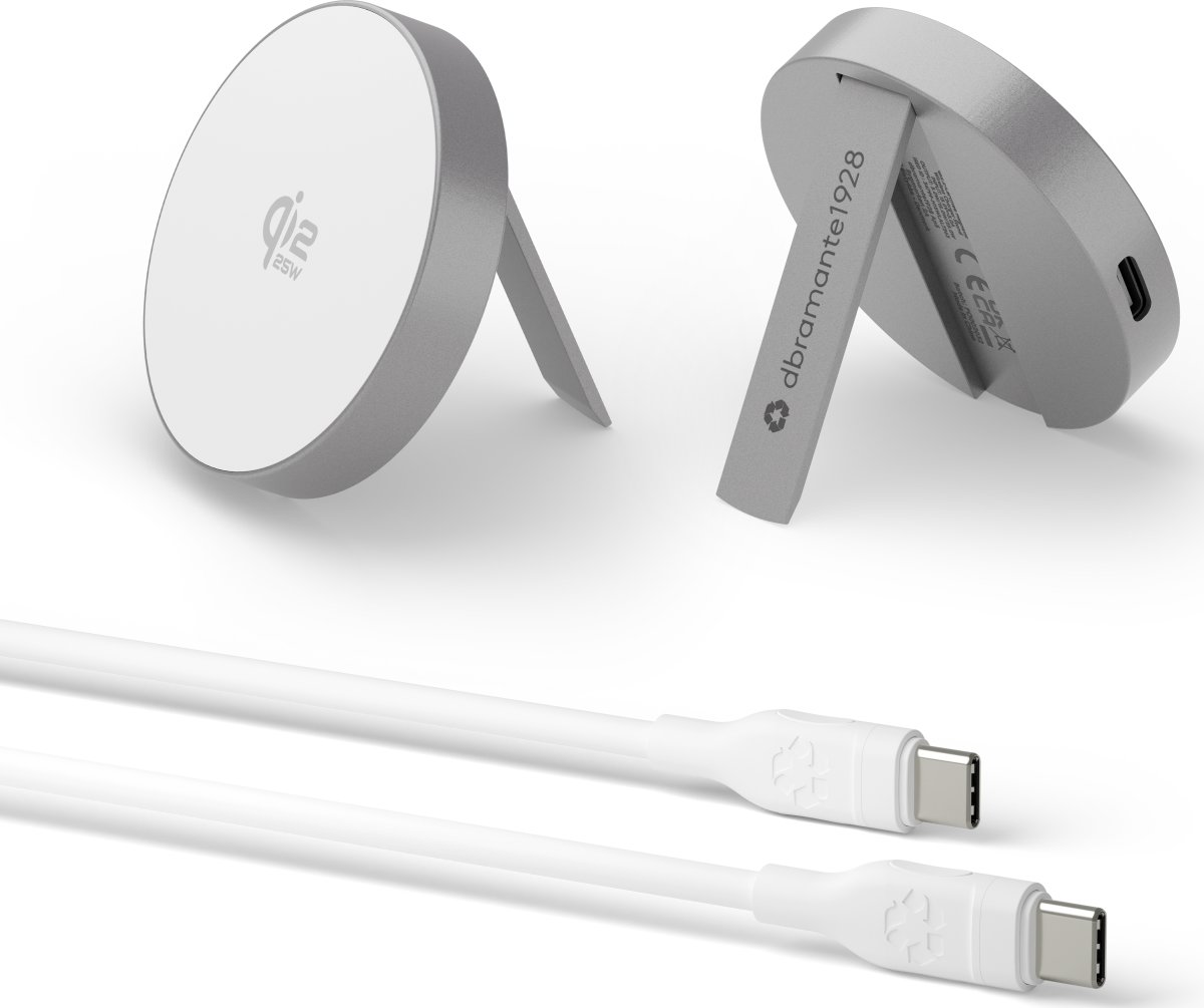 DBRAMANTE Trådlös laddare, MagSafe - Qi2 25W