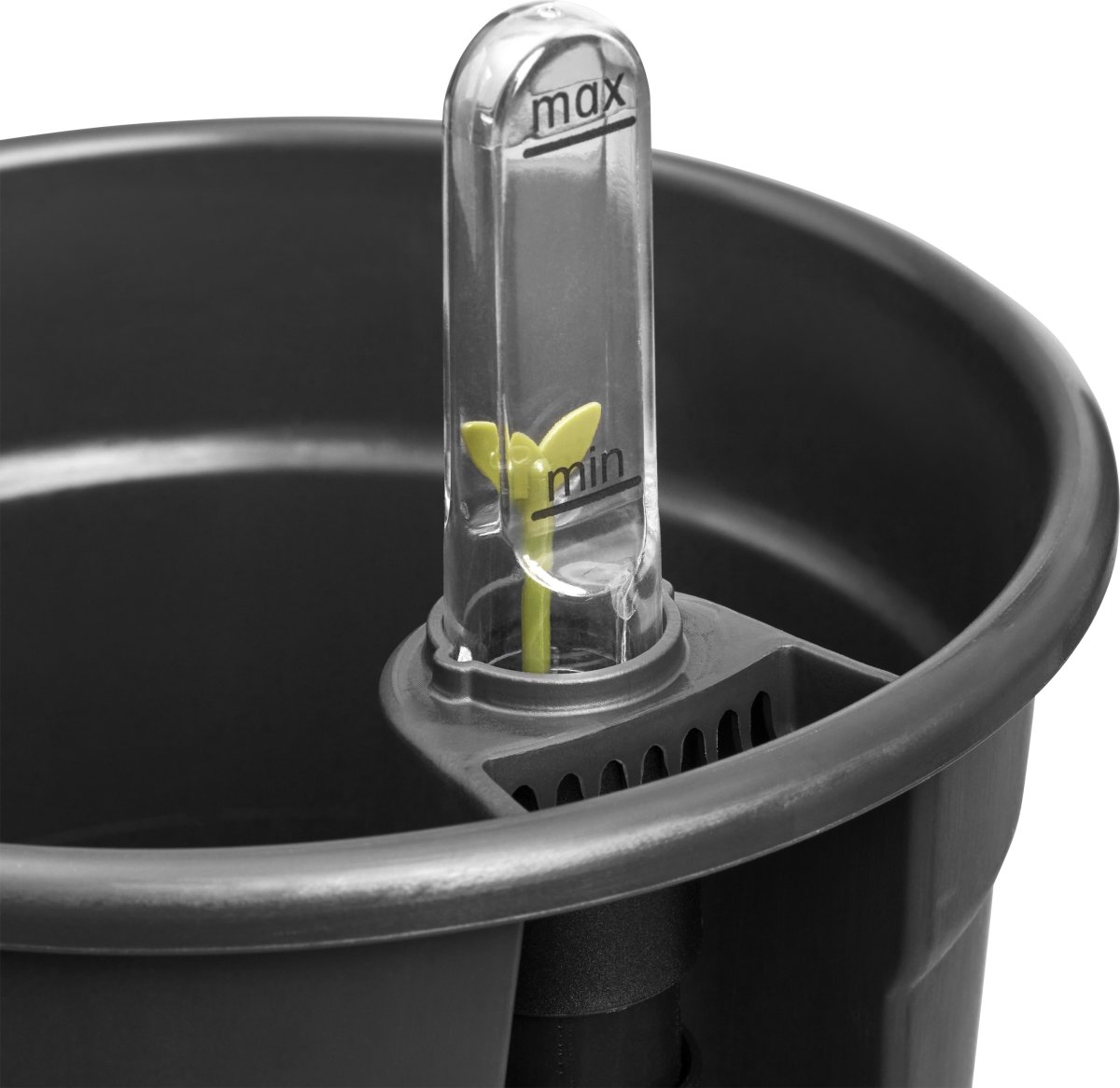 Elho Självbevattningsinsats för krukor, svart 13cm