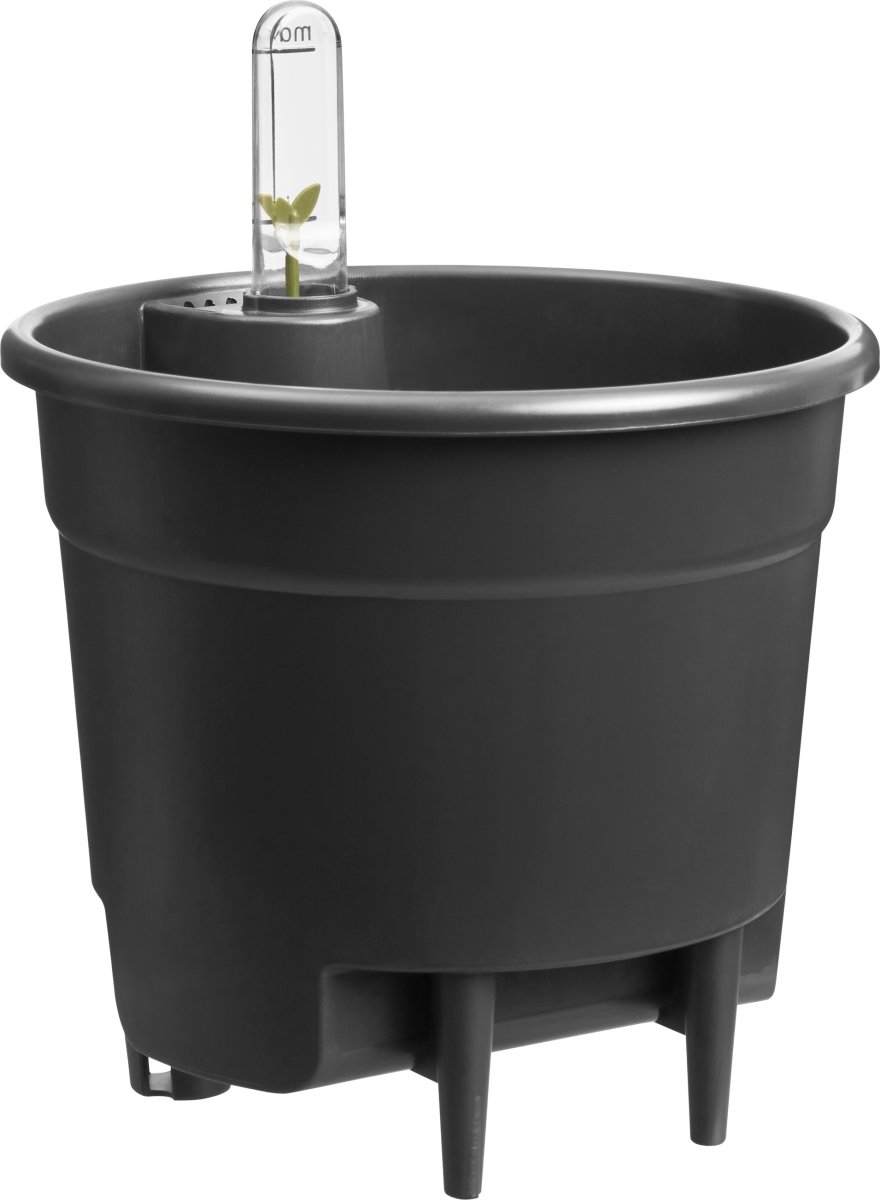 Elho Självbevattningsinsats för krukor, svart 36cm