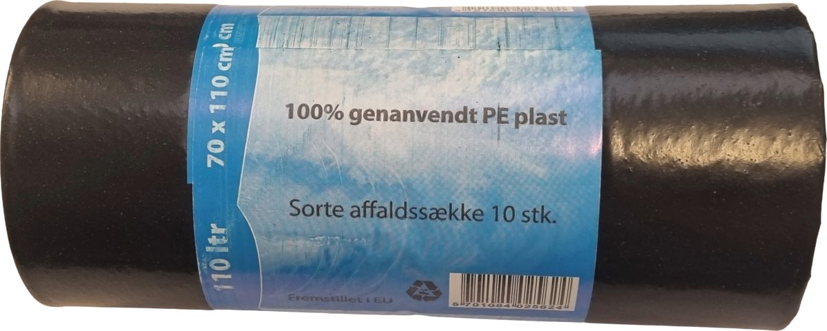 Sopsäckar 100 liter, svart