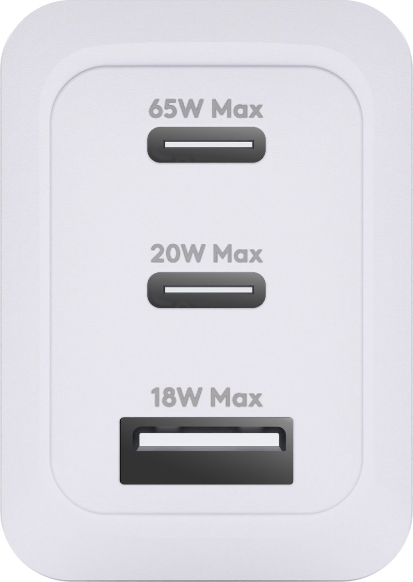 DBRAMANTE1928 Väggladdare, 2xUSB-C 65W + 1xUSB