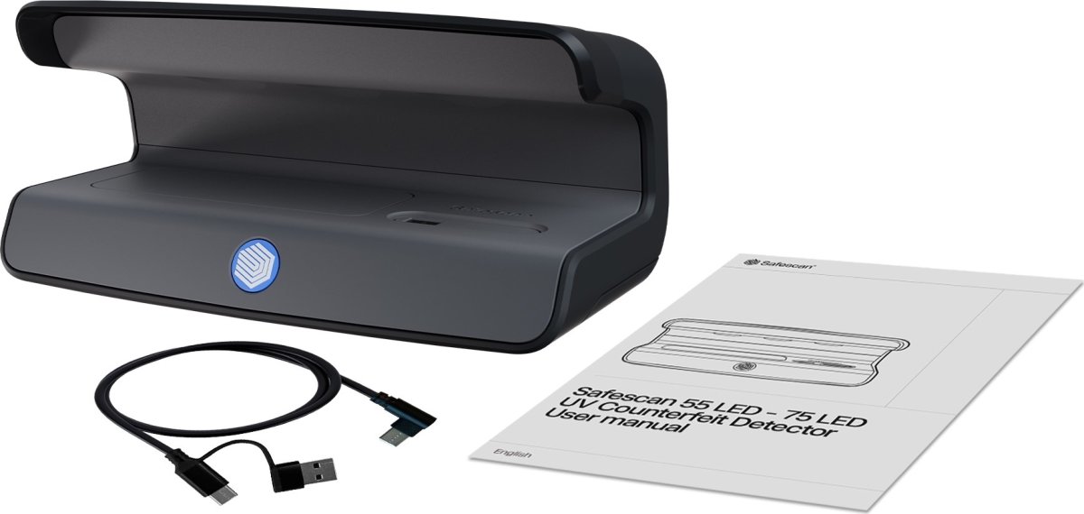 Safescan 55 Falskdetektor, svart