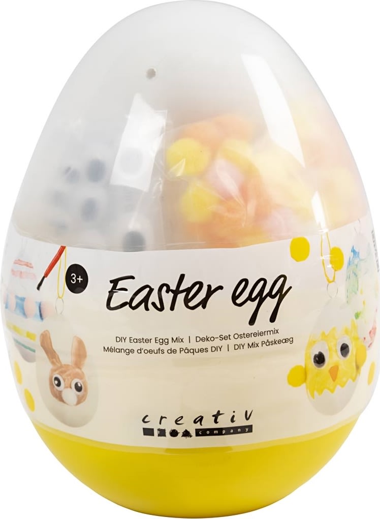 DIY Mix Påskägg, H: 14 cm, diam. 11 cm