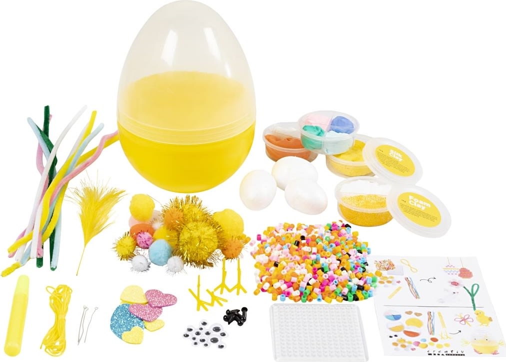 DIY Mix Påskägg, H: 19 cm, diam. 14 cm