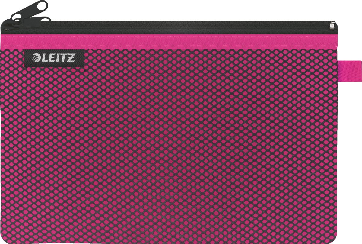 Leitz WOW Blixtlåsficka | L | Rosa