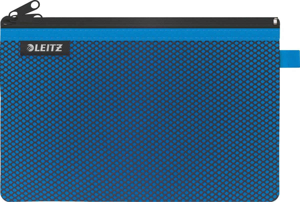 Leitz WOW Dragkedjeficka | L | Blå