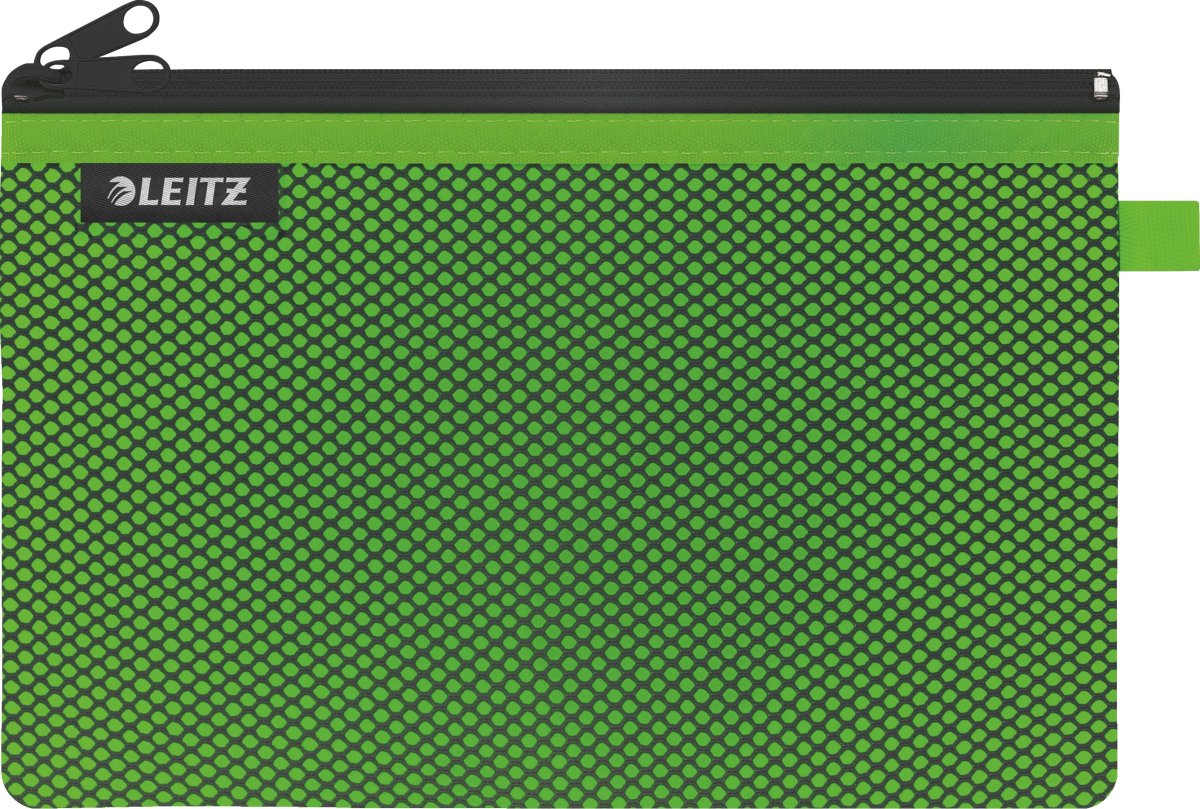 Leitz WOW Dragkedjeficka | L | Grön