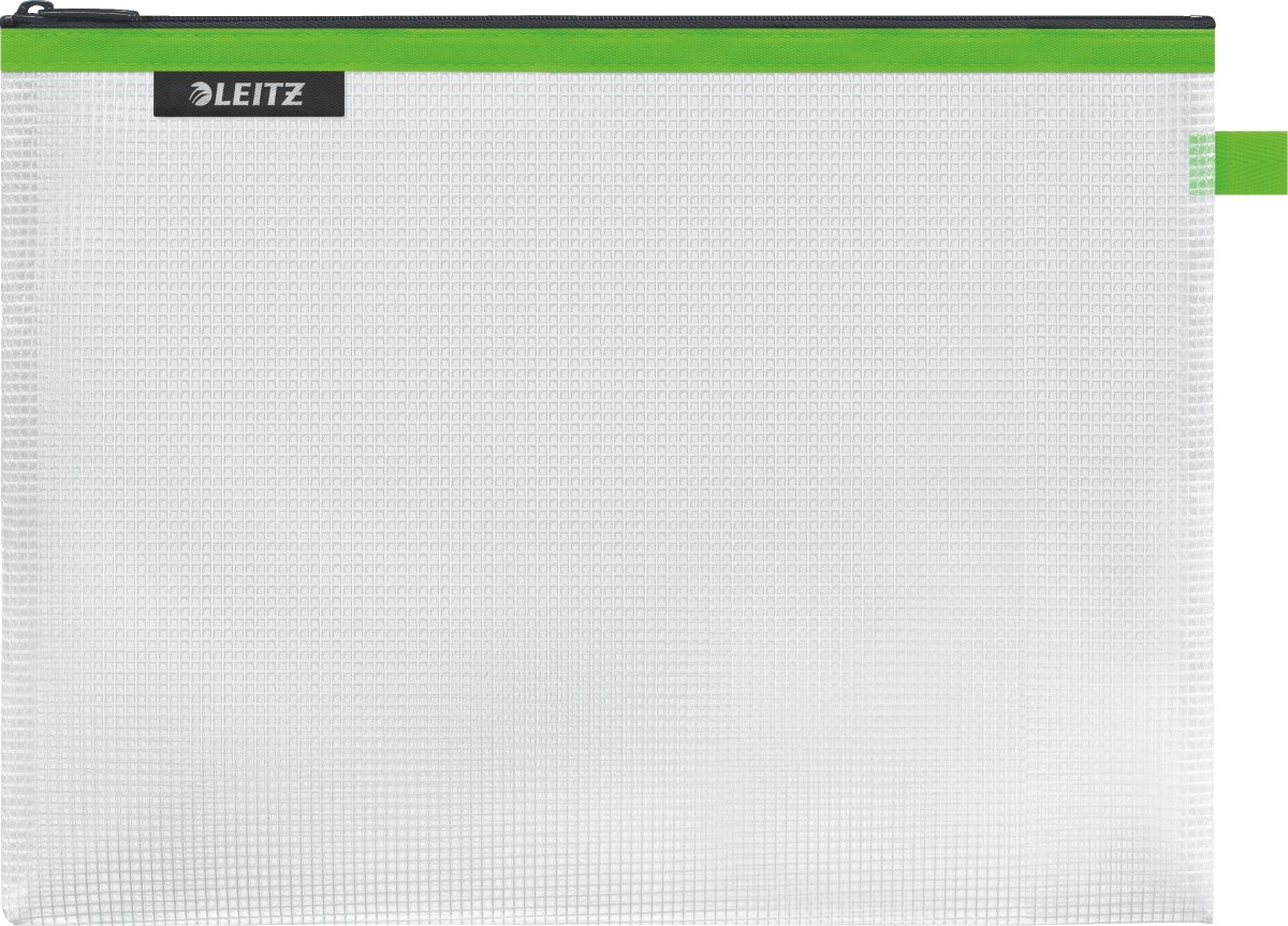 Leitz WOW Vattentät blixtlåspåse | L | Grön