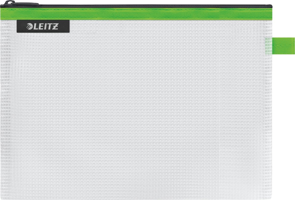Leitz WOW Vattenavvisande dragkedjeficka, M | Grön