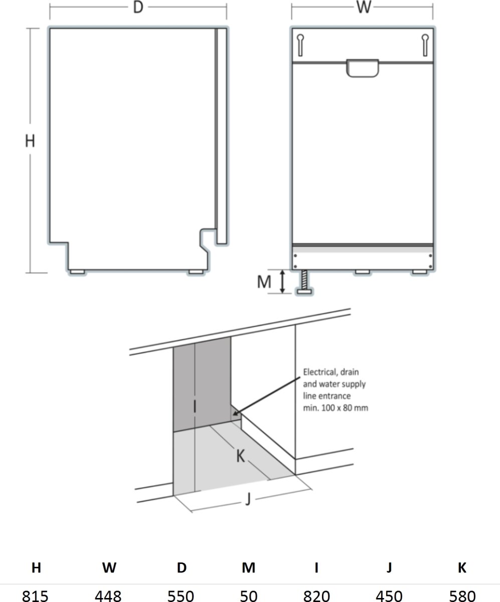Scandomestic Tvättmaskin - DWI1042WC, Vit