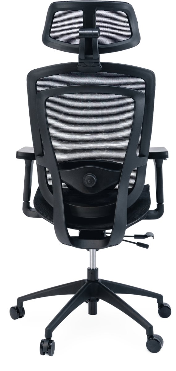 Severo kontorsstol, mesh, svart