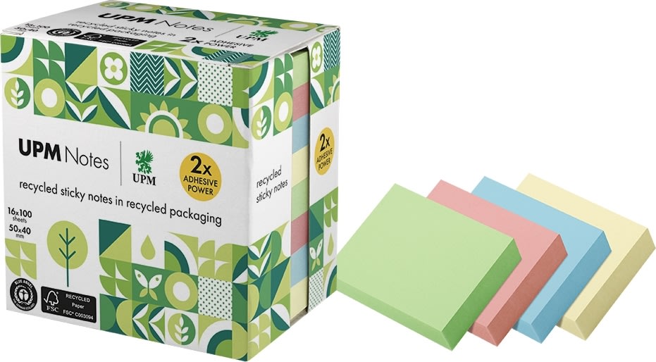 UPM Notes | 50x40 mm | Pastellmix