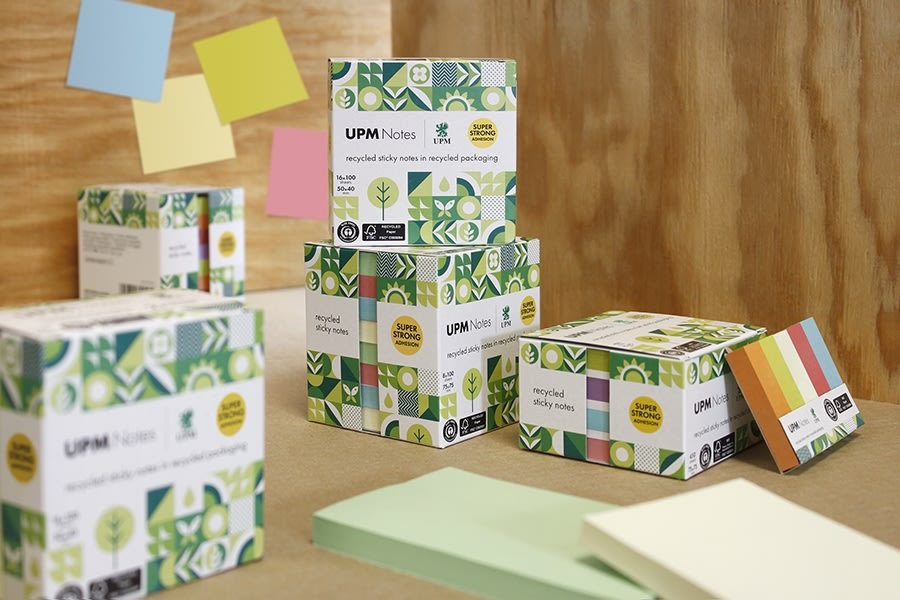 UPM Notes | 75x75 mm | Pastellgul