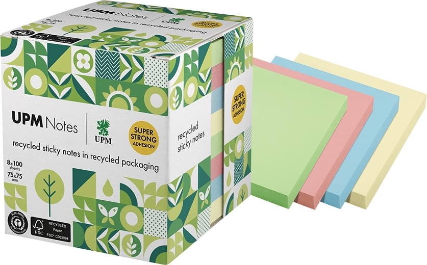 UPM Notes | 75x75 mm | Pastellmix