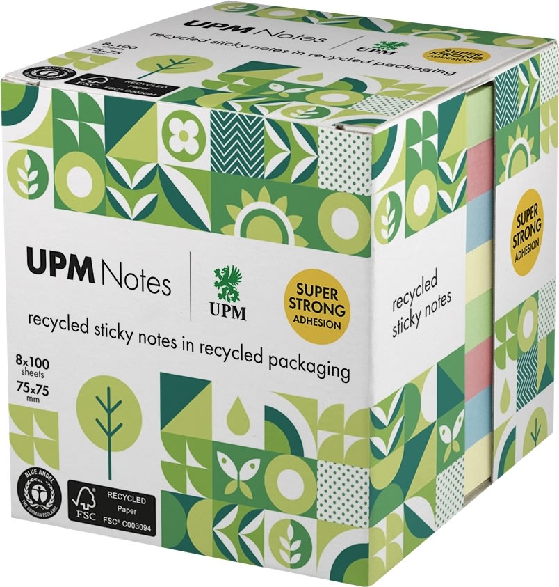 UPM Notes | 75x75 mm | Pastellmix