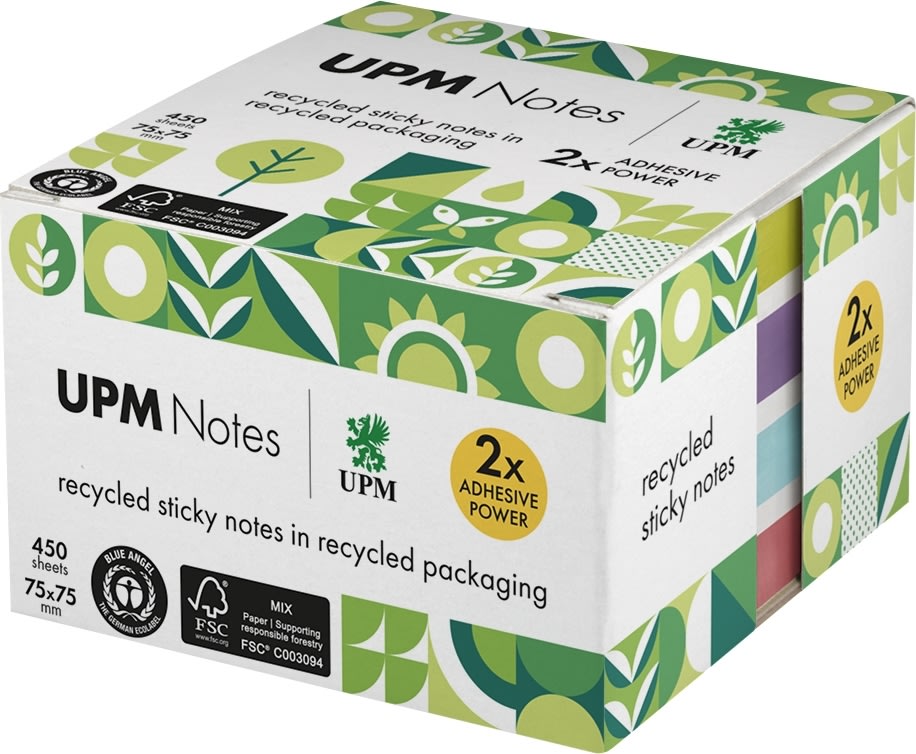 UPM Notes Cube | 75x75 mm | Färgblandning