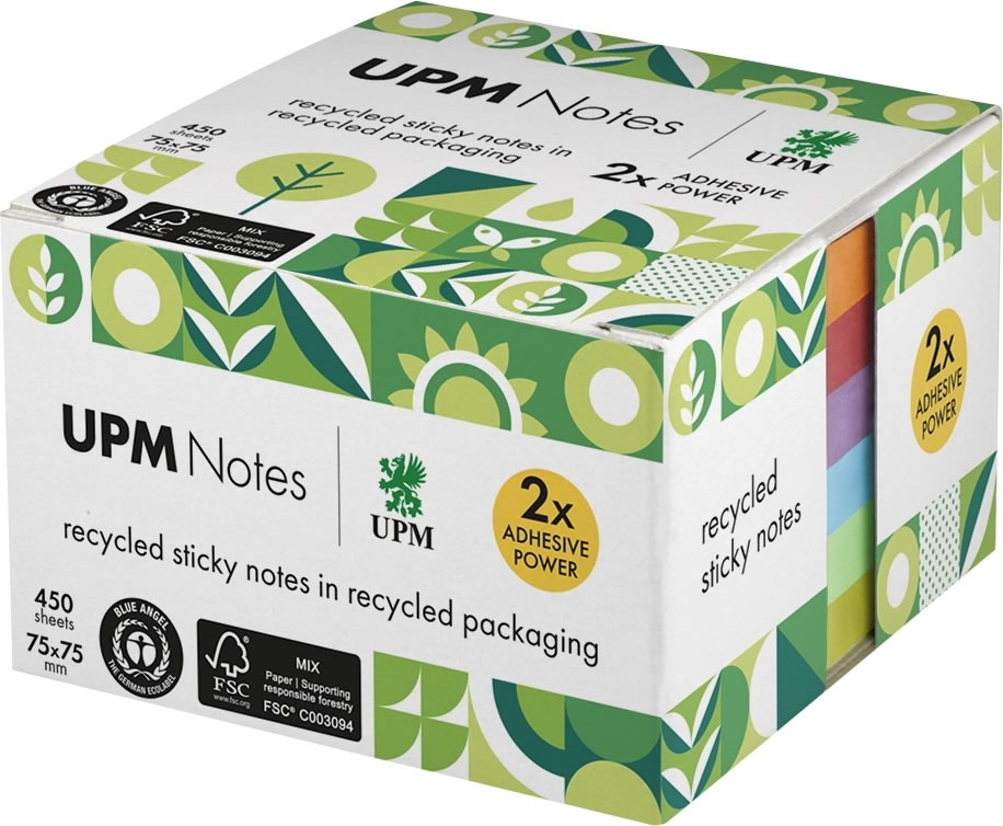 UPM Notes Cube | 75x75 mm | Färgblandning