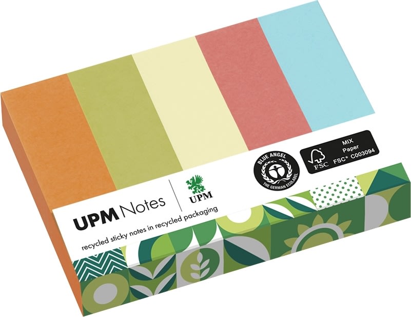 UPM Indexflikar | 15x50 mm | 5 färger