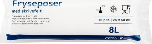 Fryspåse LDPE 8L 36my 15/rl