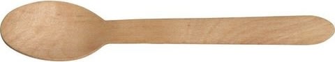 Bestick Matsked vaxat trä 16,5cm 100/fp