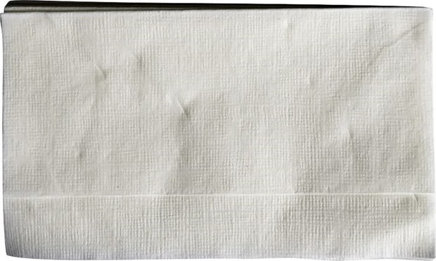 Disp.servett 1-lags vit 33x33cm 300/fp