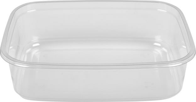 Plastform klar rektangulär 350ml 60/fp