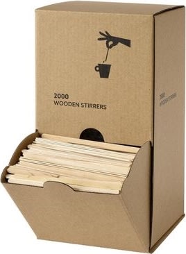 Rörpinne Trä dispenserbox 11cm 2000/fp