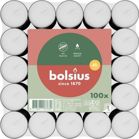 Värmeljus BOLSIUS 4h 100/fp