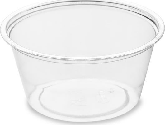 Dressingbägare rPET 60ml trans 100/fp